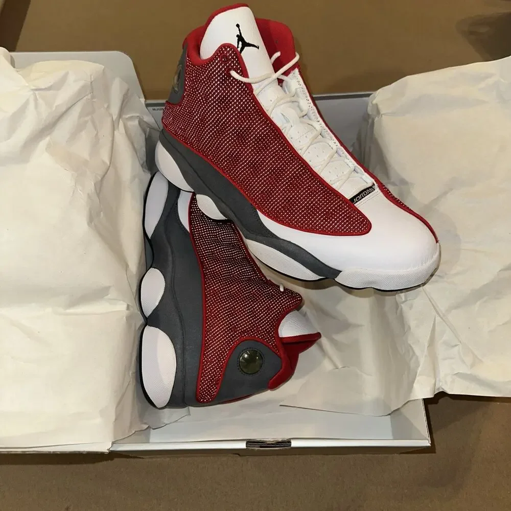 NIB Nike Air Jordan 13 Retro Gym Red/Black-Flint-Grey-White DJ5982-600 Size 11